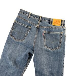Levi's 550‎ Mens Blue Relaxed Fit Jeans Straight Leg Y2K Denim 38x31